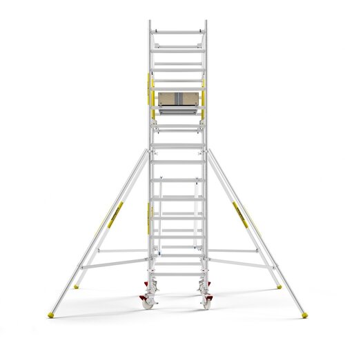 MAANDDEAL: Panthera PRO met dubbele voorloopleuning 90x245x5,2m werkhoogte