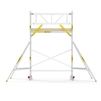 MAANDDEAL: Panthera PRO met dubbele voorloopleuning 90x245x5,2m werkhoogte carbon vloer
