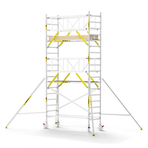 MAANDDEAL: Panthera PRO met dubbele voorloopleuning 90x245x6,2m werkhoogte