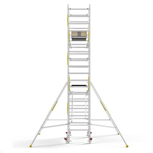 MAANDDEAL: Panthera PRO met dubbele voorloopleuning 90x245x6,2m werkhoogte carbon vloer