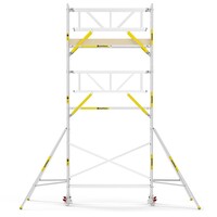MAANDDEAL: Panthera PRO met dubbele voorloopleuning 90x245x7,2m werkhoogte carbon vloer