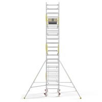 MAANDDEAL: Panthera PRO met dubbele voorloopleuning 90x245x7,2m werkhoogte carbon vloer