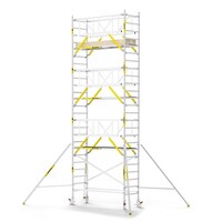 MAANDDEAL: Panthera PRO met dubbele voorloopleuning 90x245x8,2m werkhoogte