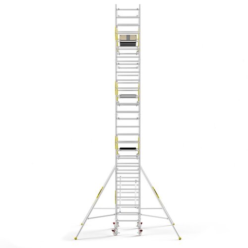MAANDDEAL: Panthera PRO met dubbele voorloopleuning 90x245x9,2m werkhoogte carbon vloer