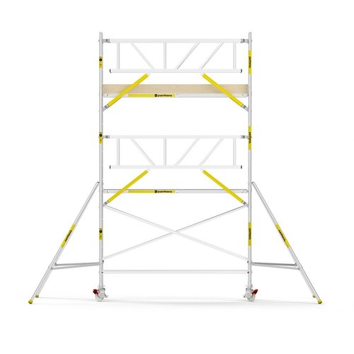 MAANDDEAL: Panthera PRO met dubbele voorloopleuning 90x305x6,2m werkhoogte carbon vloer