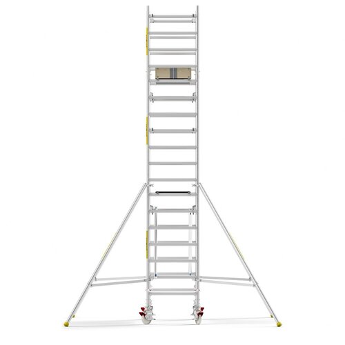 MAANDDEAL: Panthera PRO met dubbele voorloopleuning 90x305x6,2m werkhoogte carbon vloer