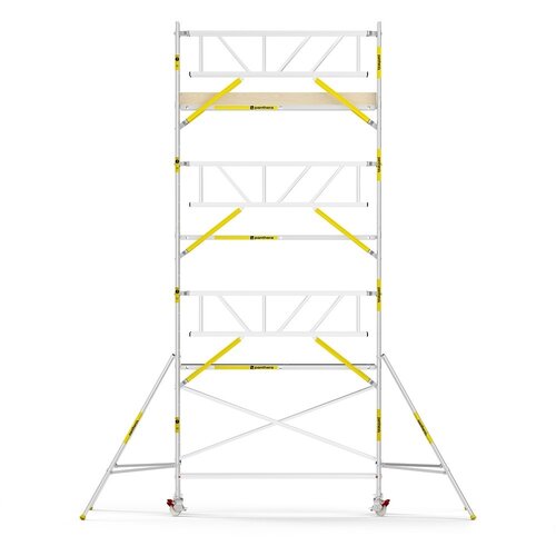 MAANDDEAL: Panthera PRO met dubbele voorloopleuning 90x305x8,2m werkhoogte carbon vloer
