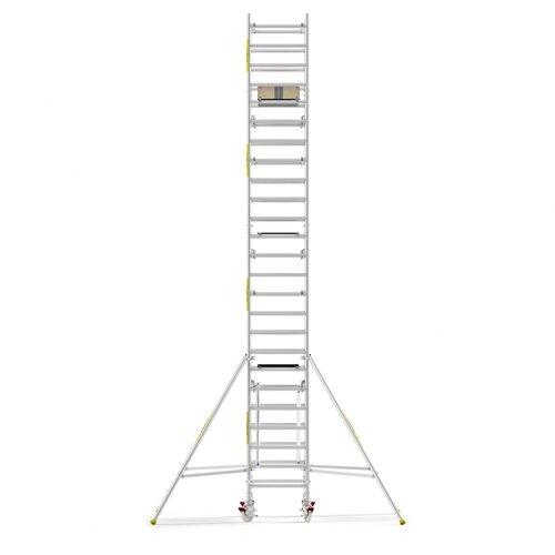 MAANDDEAL: Panthera PRO met dubbele voorloopleuning 90x305x8,2m werkhoogte carbon vloer