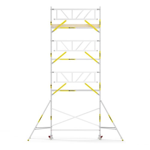 MAANDDEAL: Panthera PRO met dubbele voorloopleuning 90x305x9,2m werkhoogte carbon vloer