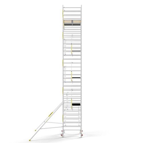 MAANDDEAL: Panthera PRO met enkele voorloopleuning 135x185x10,2m werkhoogte carbon vloer