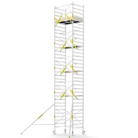 MAANDDEAL: Panthera PRO met enkele voorloopleuning 135x185x11,2m werkhoogte carbon vloer