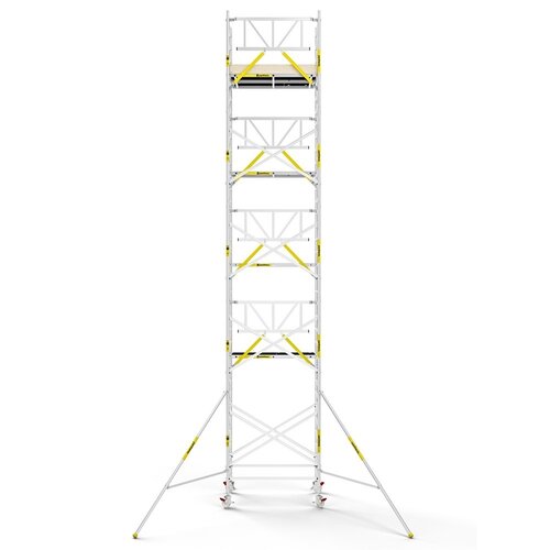 MAANDDEAL: Panthera PRO met enkele voorloopleuning 135x185x11,2m werkhoogte carbon vloer