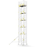 MAANDDEAL: Panthera PRO met enkele voorloopleuning 135x185x13,2m werkhoogte carbon vloer