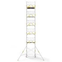 MAANDDEAL: Panthera PRO met enkele voorloopleuning 135x185x13,2m werkhoogte carbon vloer