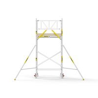 MAANDDEAL: Panthera PRO met enkele voorloopleuning 135x185x5,2m werkhoogte carbon vloer