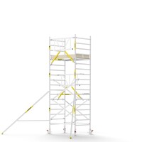 MAANDDEAL: Panthera PRO met enkele voorloopleuning 135x185x6,2m werkhoogte carbon vloer