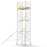 MAANDDEAL: Panthera PRO met enkele voorloopleuning 135x185x8,2m werkhoogte carbon vloer