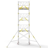 MAANDDEAL: Panthera PRO met enkele voorloopleuning 135x185x8,2m werkhoogte carbon vloer