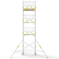 MAANDDEAL: Panthera PRO met enkele voorloopleuning 135x185x9,2m werkhoogte carbon vloer