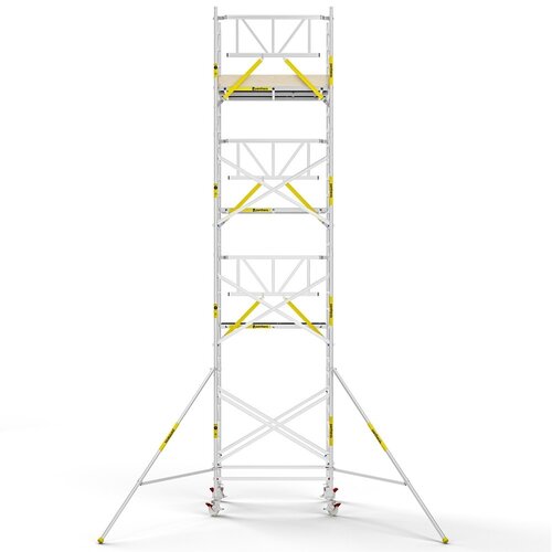 MAANDDEAL: Panthera PRO met enkele voorloopleuning 135x185x9,2m werkhoogte carbon vloer