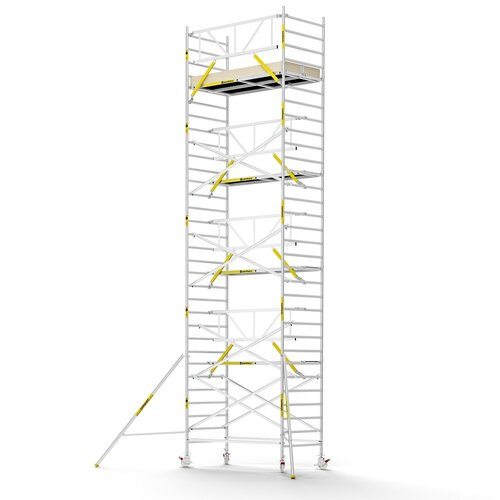 MAANDDEAL: Panthera PRO met enkele voorloopleuning 135x245x10,2m werkhoogte carbon vloer