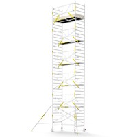 MAANDDEAL: Panthera PRO met enkele voorloopleuning 135x245x12,2m werkhoogte carbon vloer