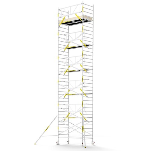 MAANDDEAL: Panthera PRO met enkele voorloopleuning 135x245x12,2m werkhoogte carbon vloer