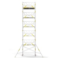 MAANDDEAL: Panthera PRO met enkele voorloopleuning 135x245x12,2m werkhoogte carbon vloer