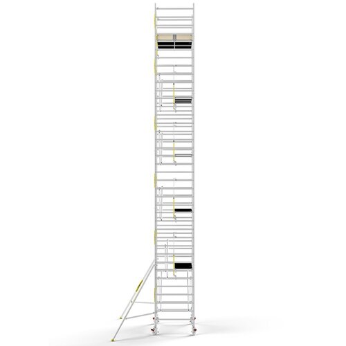 MAANDDEAL: Panthera PRO met enkele voorloopleuning 135x245x12,2m werkhoogte carbon vloer