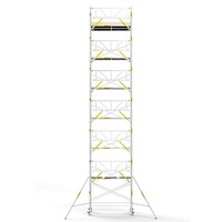 MAANDDEAL: Panthera PRO met enkele voorloopleuning 135x245x14,2m werkhoogte carbon vloer