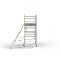 MAANDDEAL: Panthera PRO met enkele voorloopleuning 135x245x4,2m werkhoogte carbon vloer