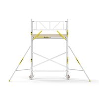 MAANDDEAL: Panthera PRO met enkele voorloopleuning 135x245x5,2m werkhoogte carbon vloer