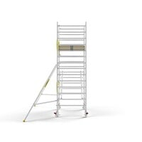 MAANDDEAL: Panthera PRO met enkele voorloopleuning 135x245x5,2m werkhoogte carbon vloer