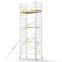 MAANDDEAL: Panthera PRO met enkele voorloopleuning 135x245x8,2m werkhoogte carbon vloer