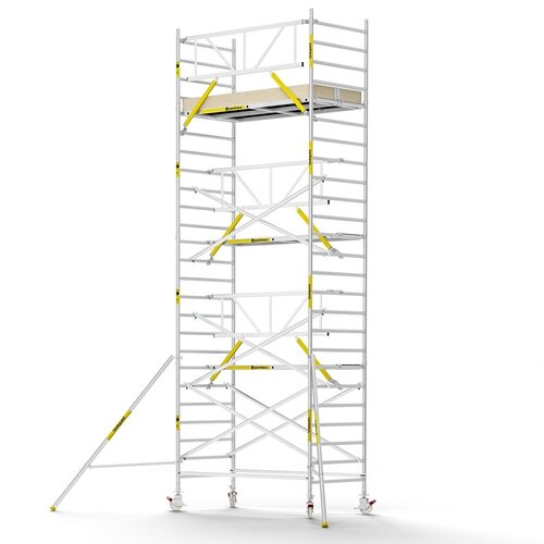 MAANDDEAL: Panthera PRO met enkele voorloopleuning 135x245x8,2m werkhoogte carbon vloer