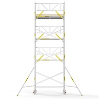 MAANDDEAL: Panthera PRO met enkele voorloopleuning 135x245x9,2m werkhoogte carbon vloer