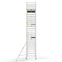 MAANDDEAL: Panthera PRO met enkele voorloopleuning 135x245x9,2m werkhoogte carbon vloer