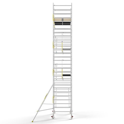 MAANDDEAL: Panthera PRO met enkele voorloopleuning 135x245x9,2m werkhoogte carbon vloer