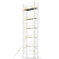 MAANDDEAL: Panthera PRO met enkele voorloopleuning 135x305x11,2m werkhoogte carbon vloer