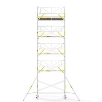 MAANDDEAL: Panthera PRO met enkele voorloopleuning 135x305x11,2m werkhoogte carbon vloer