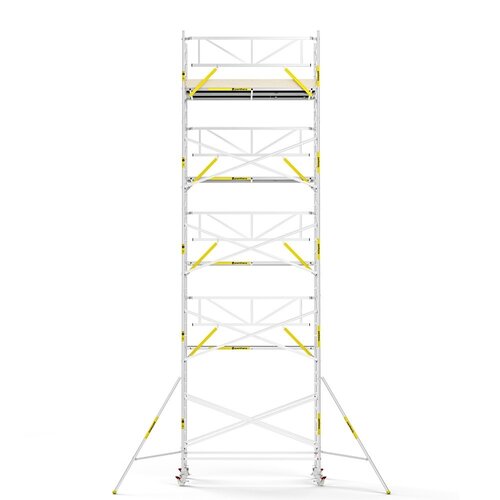 MAANDDEAL: Panthera PRO met enkele voorloopleuning 135x305x11,2m werkhoogte carbon vloer