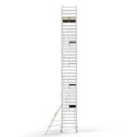 MAANDDEAL: Panthera PRO met enkele voorloopleuning 135x305x12,2m werkhoogte carbon vloer