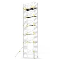 MAANDDEAL: Panthera PRO met enkele voorloopleuning 135x305x13,2m werkhoogte carbon vloer
