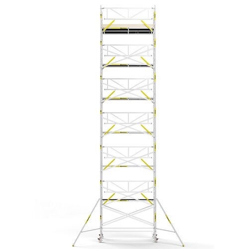 MAANDDEAL: Panthera PRO met enkele voorloopleuning 135x305x14,2m werkhoogte carbon vloer