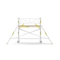 MAANDDEAL: Panthera PRO met enkele voorloopleuning 135x305x4,2m werkhoogte carbon vloer