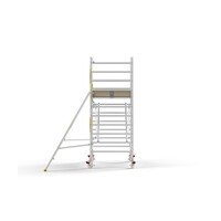 MAANDDEAL: Panthera PRO met enkele voorloopleuning 135x305x4,2m werkhoogte carbon vloer