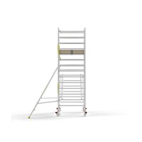 MAANDDEAL: Panthera PRO met enkele voorloopleuning 135x305x5,2m werkhoogte carbon vloer