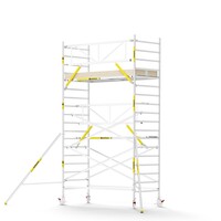 MAANDDEAL: Panthera PRO met enkele voorloopleuning 135x305x6,2m werkhoogte carbon vloer
