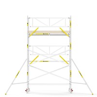 MAANDDEAL: Panthera PRO met enkele voorloopleuning 135x305x6,2m werkhoogte carbon vloer