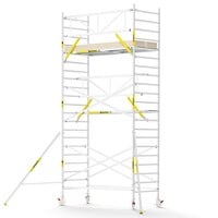 MAANDDEAL: Panthera PRO met enkele voorloopleuning 135x305x7,2m werkhoogte carbon vloer